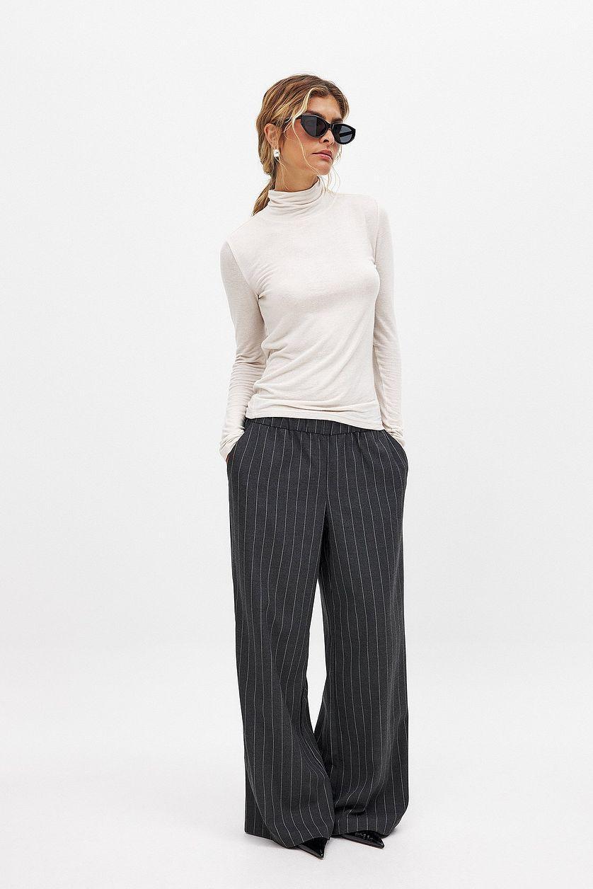 High Neck Long Sleeve Top Product Image