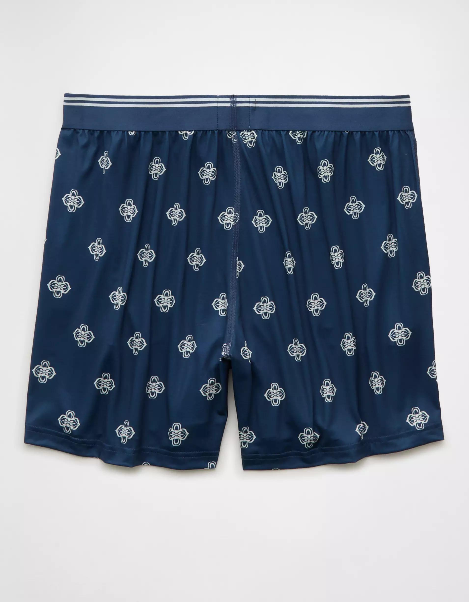 AEO Men's Patchwork Design Ultra Soft Pocket Boxer Short Men's Product Image