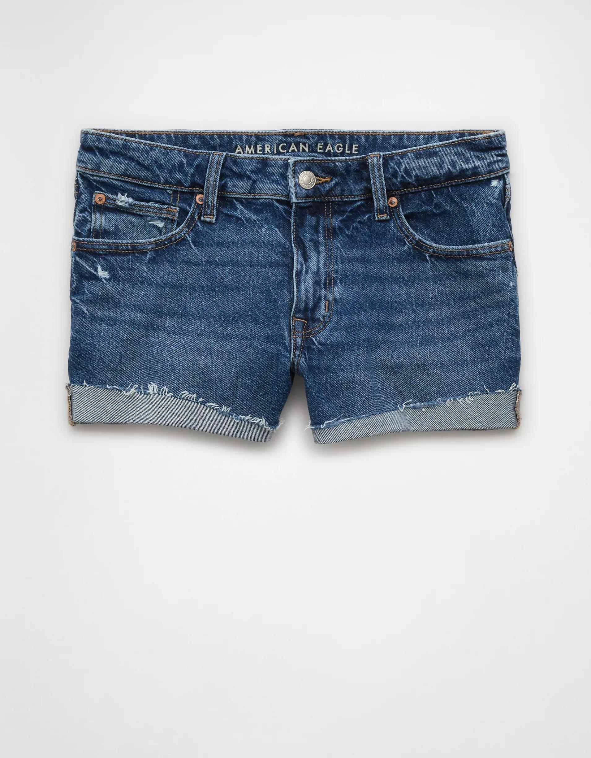 AE Stretch Denim Perfect Shortie Product Image