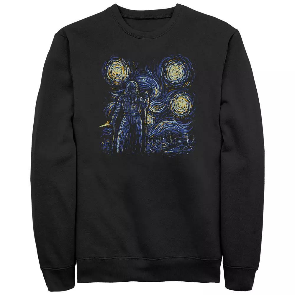 Men's Star Wars Darth Vader Starry Night Graphic Fleece, Size: Large, Black Product Image