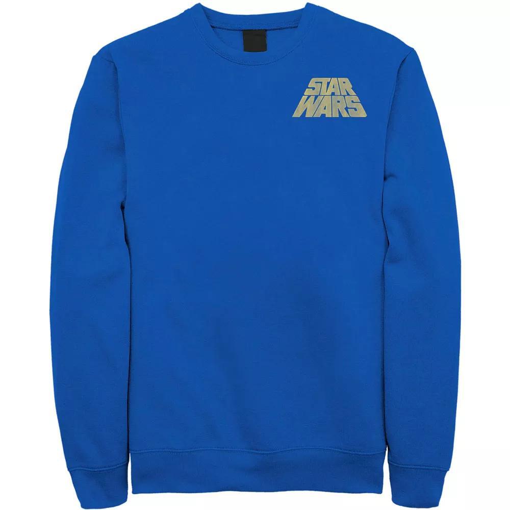 Men's Star Wars Distressed Slant Logo Z2 Sweatshirt,  Product Image