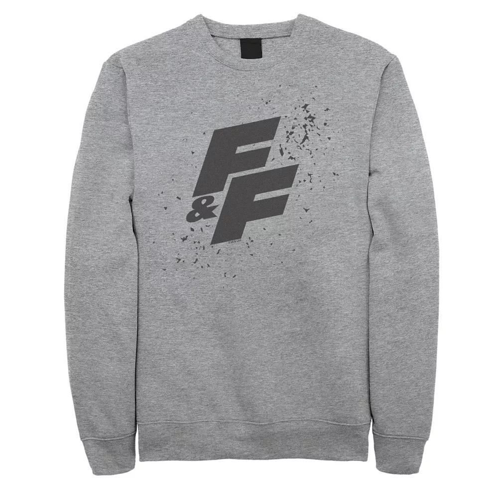 Men's Fast & Furious Paint Splatter Bold Logo Fleece Sweatshirt,  Product Image