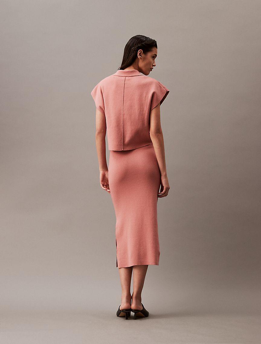 Split Hem Midi Skirt Product Image