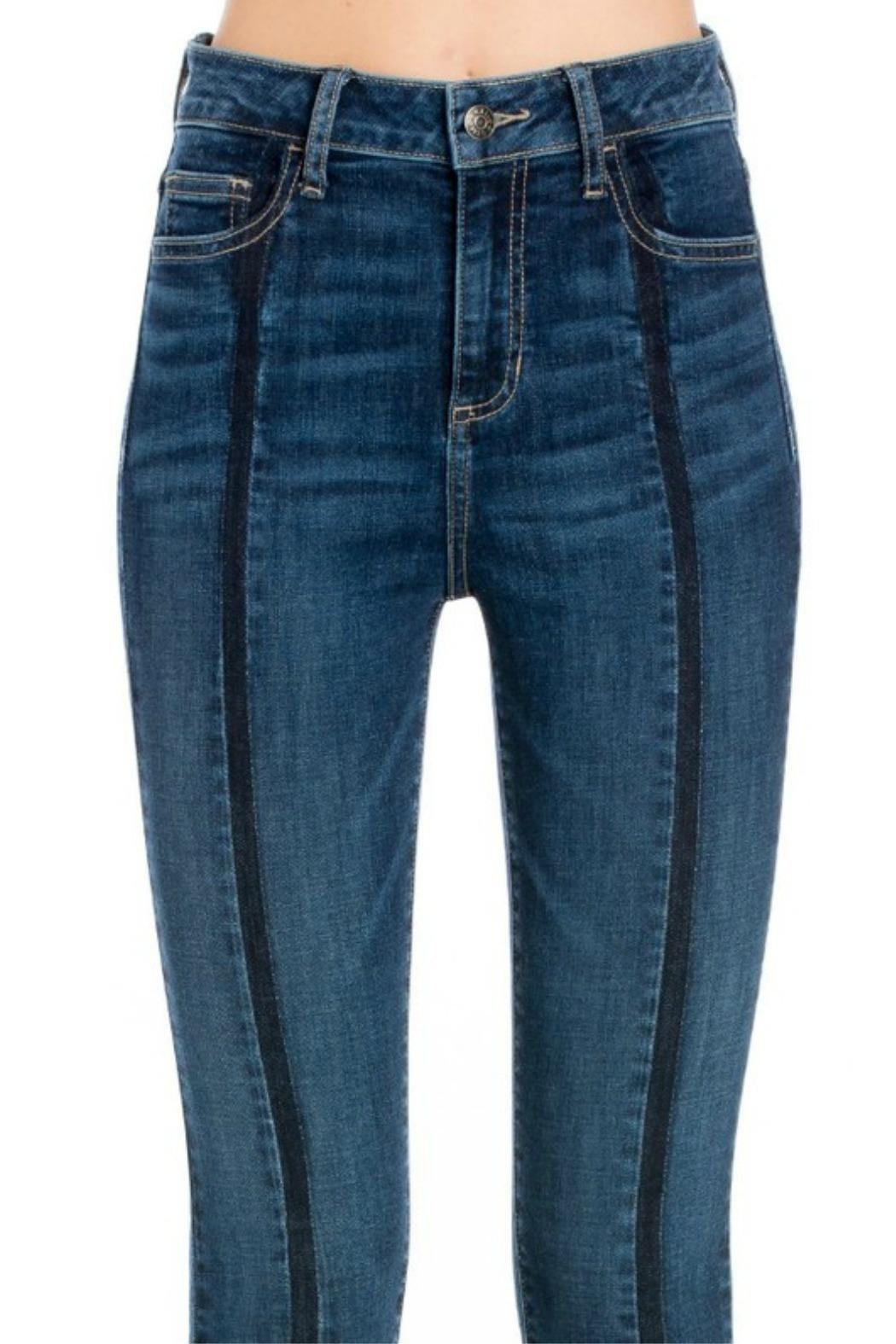 Front-Seam Skinny Jeans Product Image