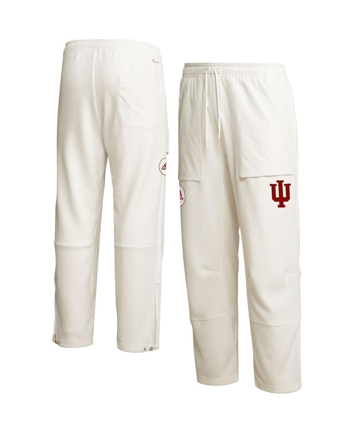 Mens adidas Cream Indiana Hoosiers Zero Dye AEROREADY Pants Product Image