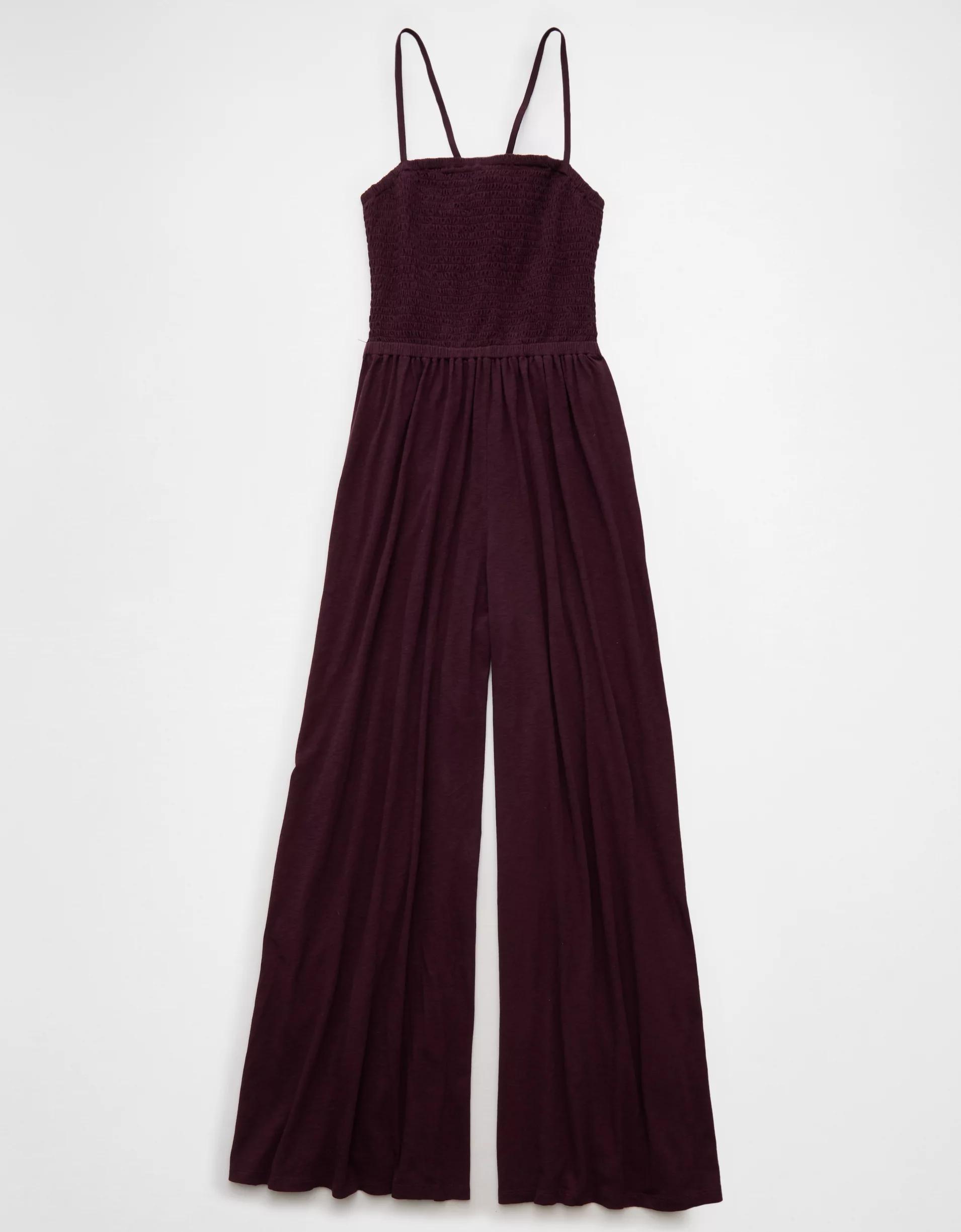 AE Sunchaser Knit Babydoll Jumpsuit Product Image