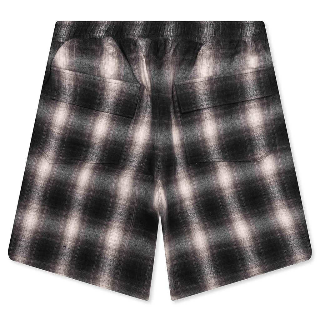 Plaid Logo Short - Black/Grey Male Product Image