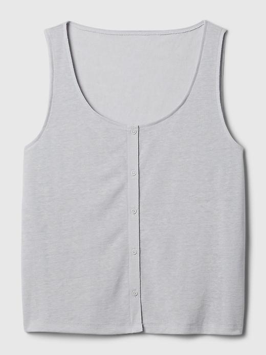 Linen-Blend PJ Tank Top Product Image