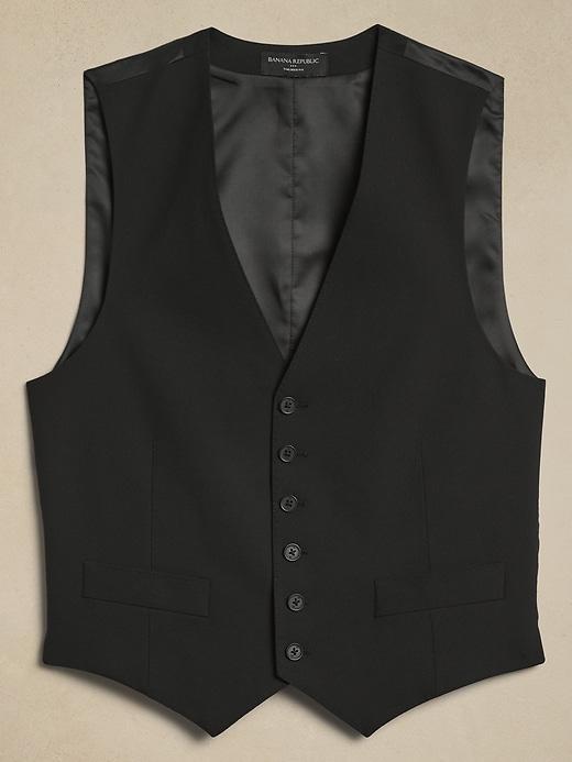 Modern Classic Plain Weave Suit Vest Product Image