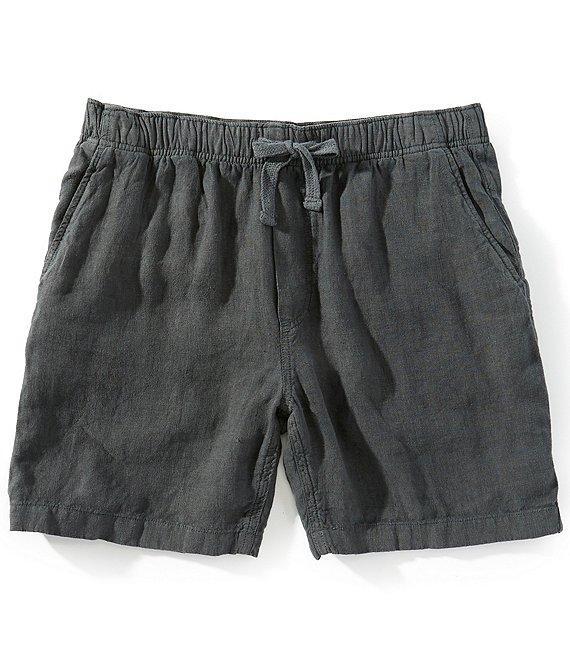 Faherty Linen 6.5#double; Inseam Shorts Product Image