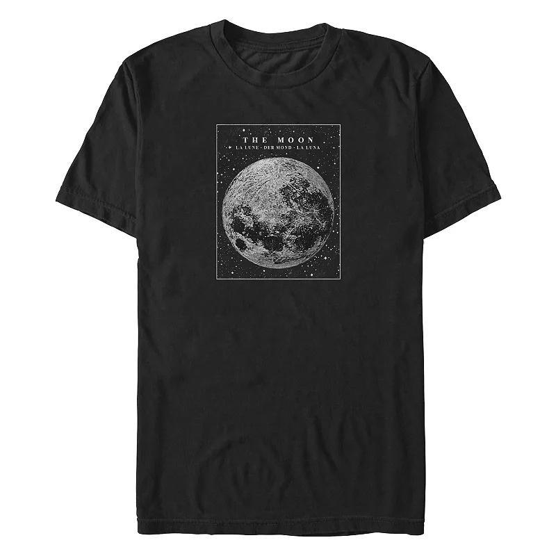 Big & Tall The Moon Poster Graphic Tee, Men's,  Product Image
