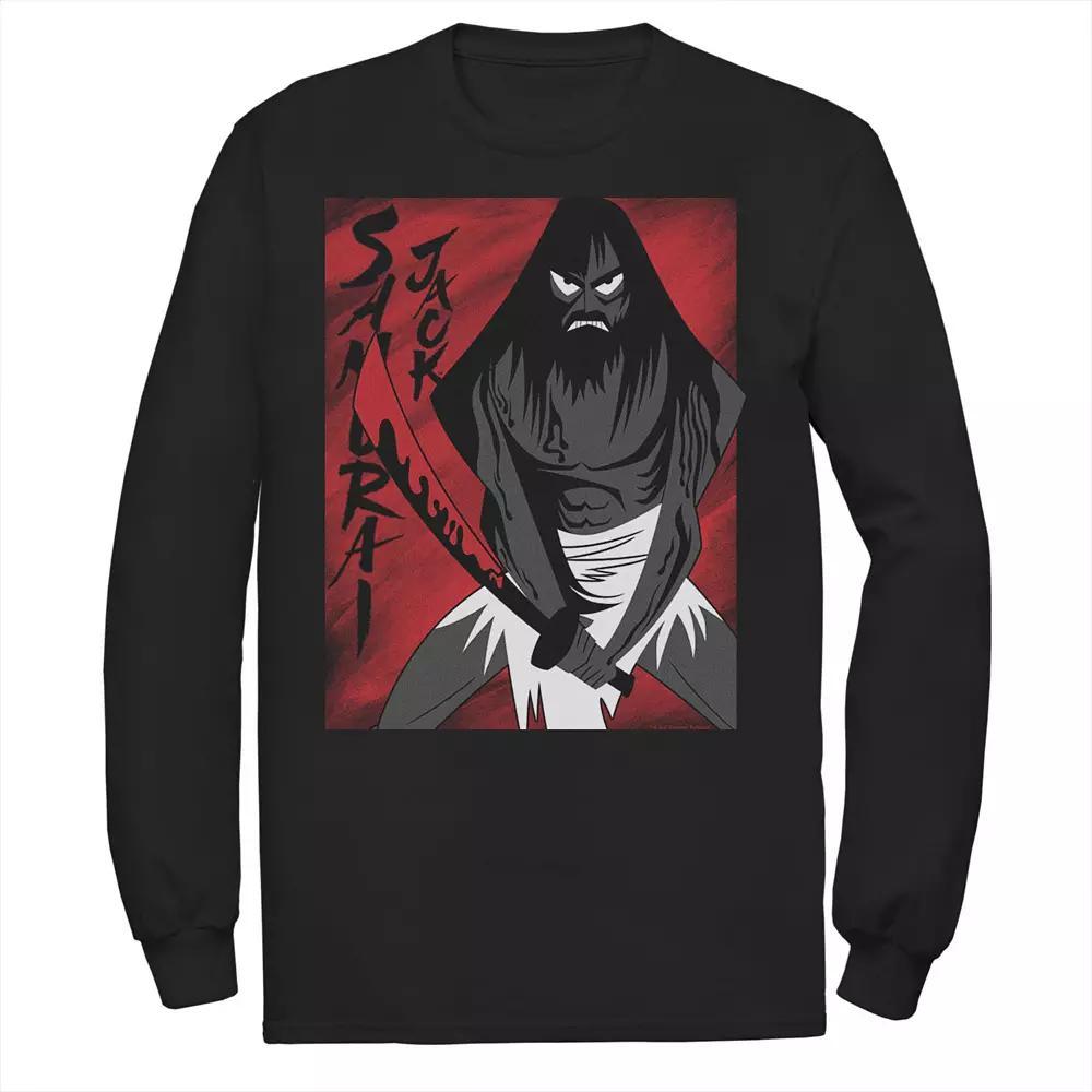 Men's Cartoon Network Samurai Jack Seeing Red Vengeance Is Near Long Sleeve Tee,  Product Image