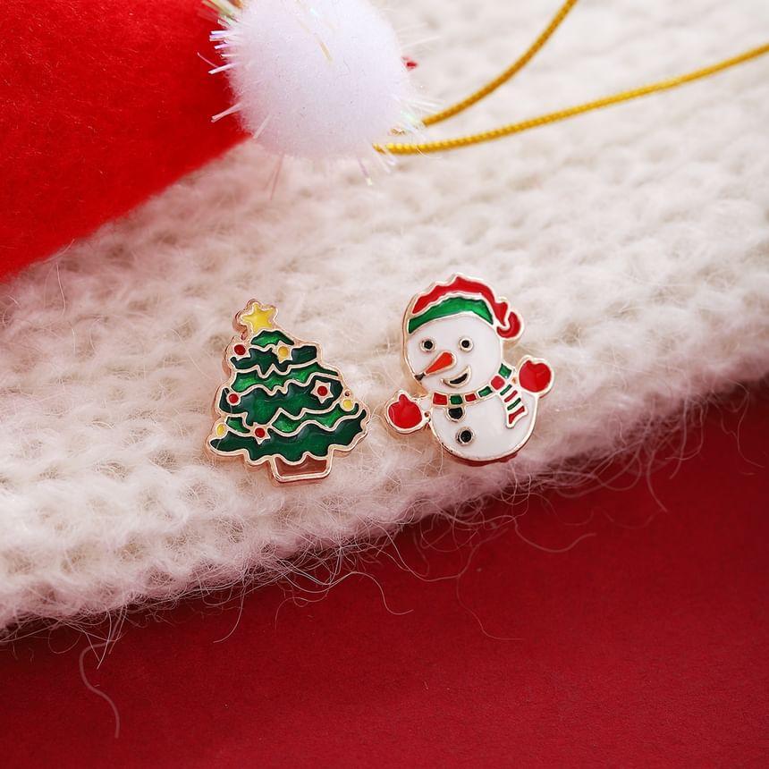 Christmas Alloy Stud Earring (Various Designs) Product Image