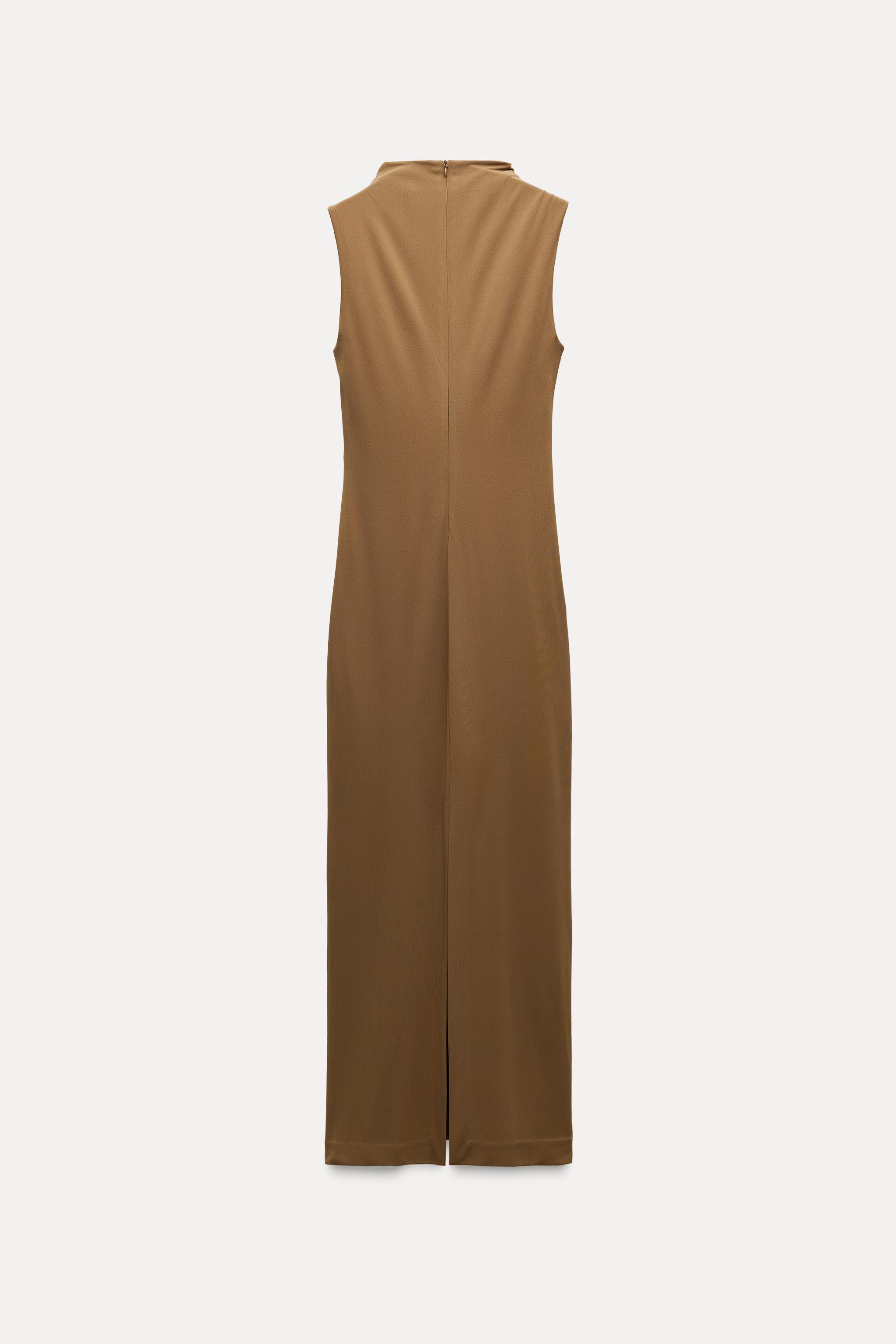 DRAPED MIDI DRESS Product Image