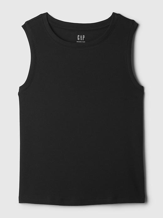 Linen-Blend Tank Top Product Image