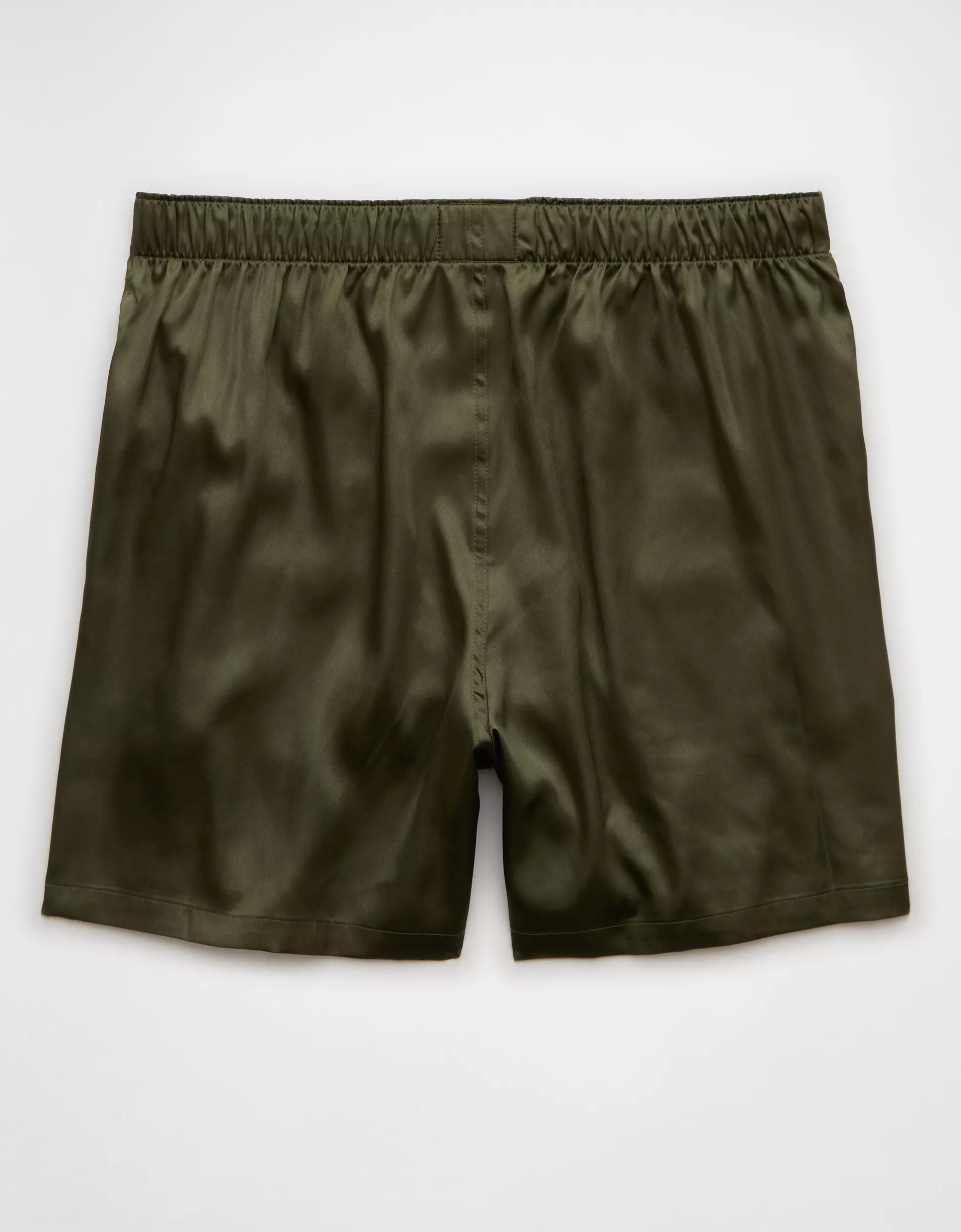 AEO Tiny Snowflakes Satin Pocket Boxer Short Product Image