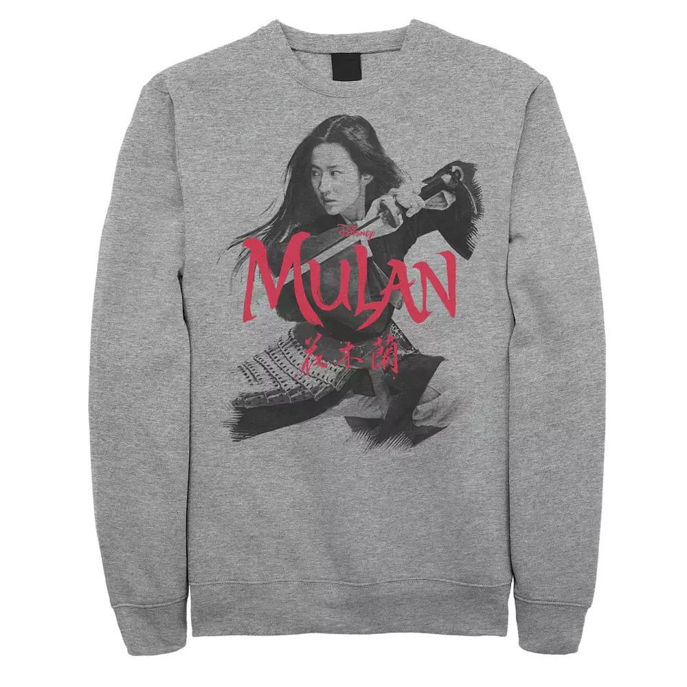 Disney's Mulan Live Action Mulan Action Pose Logo Men's Sweatshirt,  Product Image