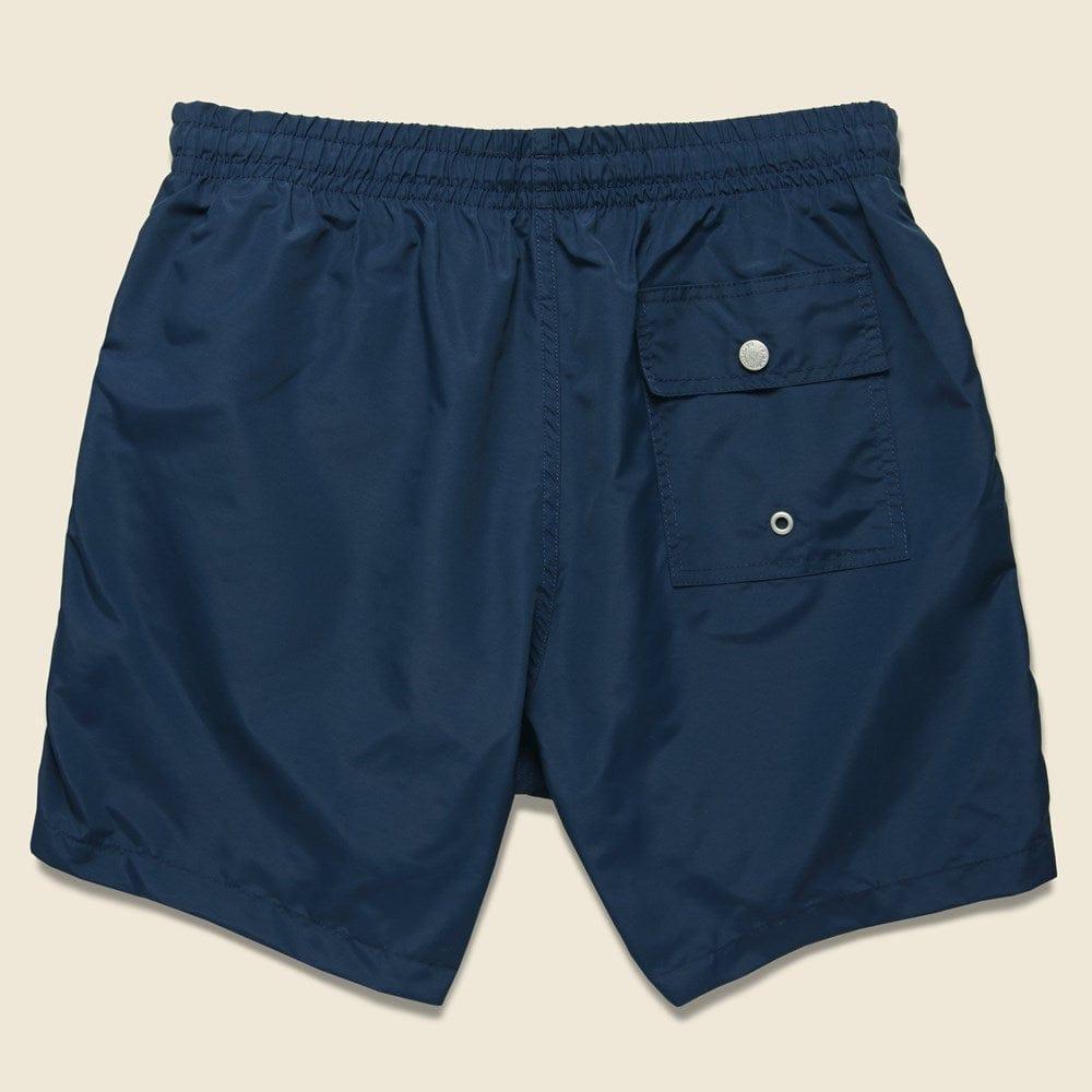5.5" Solid Swim Trunks - Navy Product Image