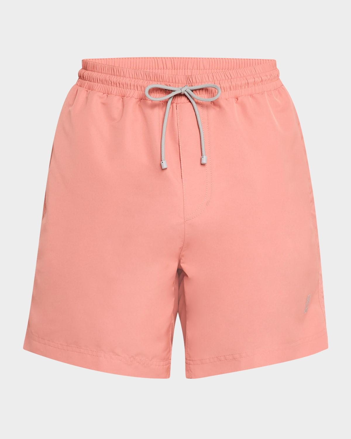 Men's Solid Swim Trunks Product Image