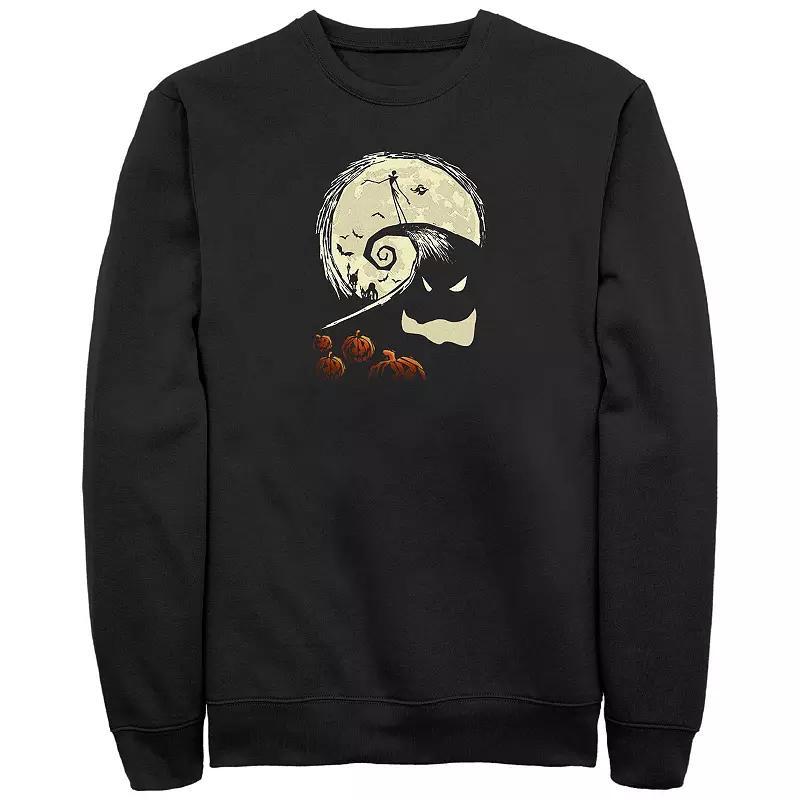 Disney's The Nightmare Before Christmas Jack On Oogie Boogie Hill Men's Graphic Fleece, Size: 3XB, Black Product Image