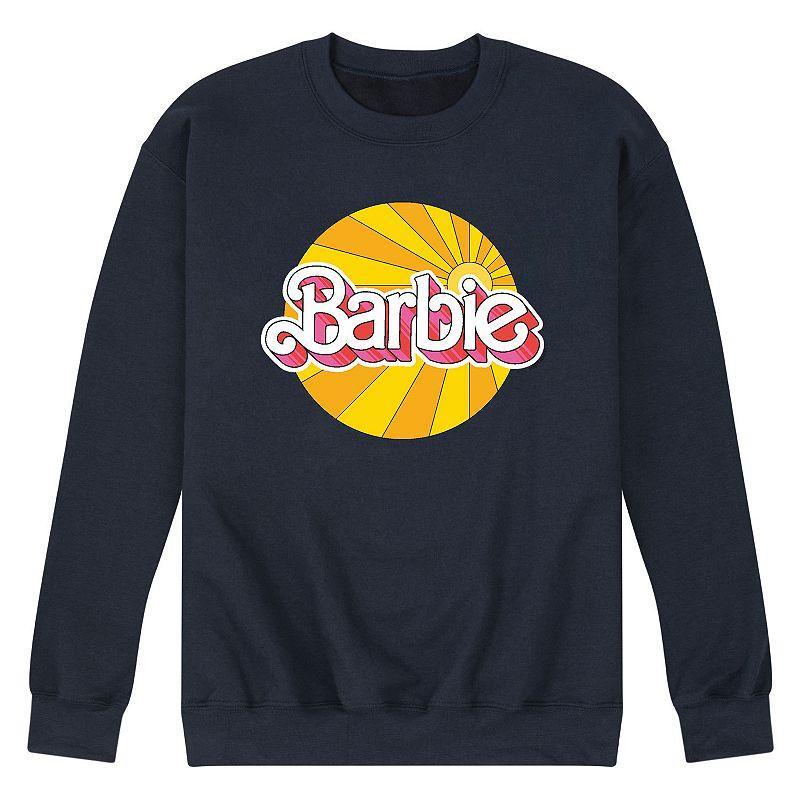 Men's Barbie Sunburst Logo Sweatshirt, Size: Medium, Blue Product Image