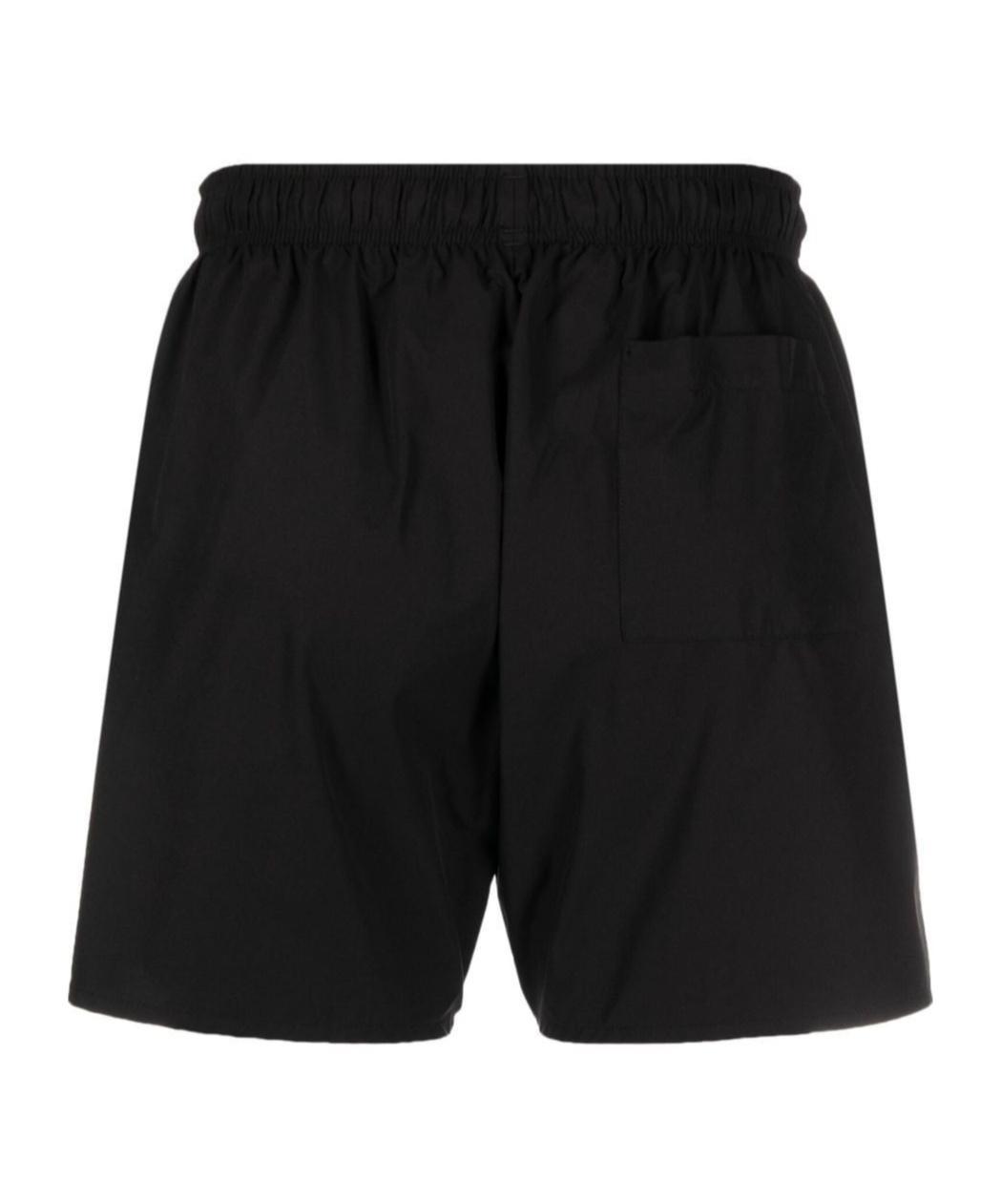 HUGO BOSS Iconic Logo-print Swim Shorts In Black Product Image