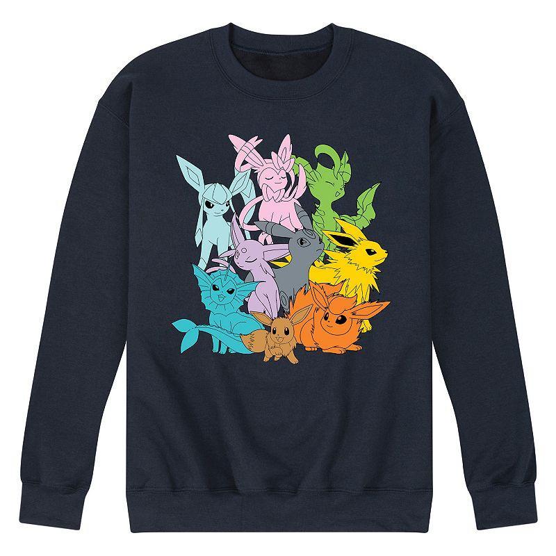 Men's Pokemon Evolutions Fleece, Size: Small, Black Product Image