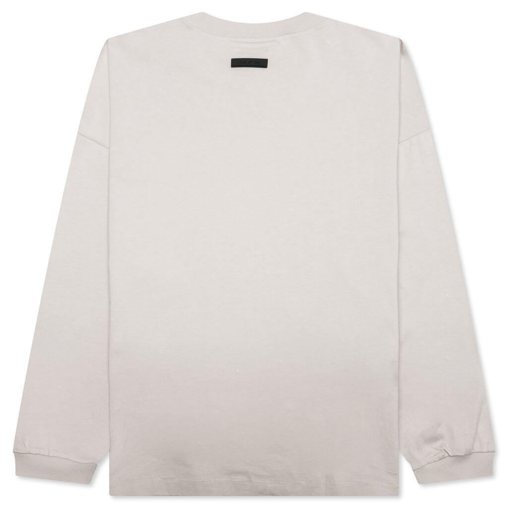 Essentials L/S Tee - Silver Cloud Male Product Image