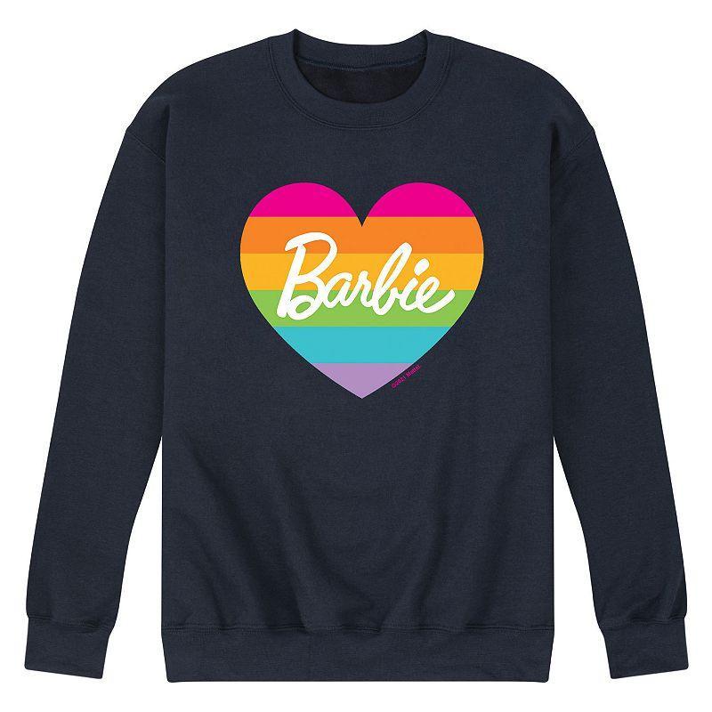 Men's Barbie Pride Rainbow Fleece Sweatshirt,  Product Image