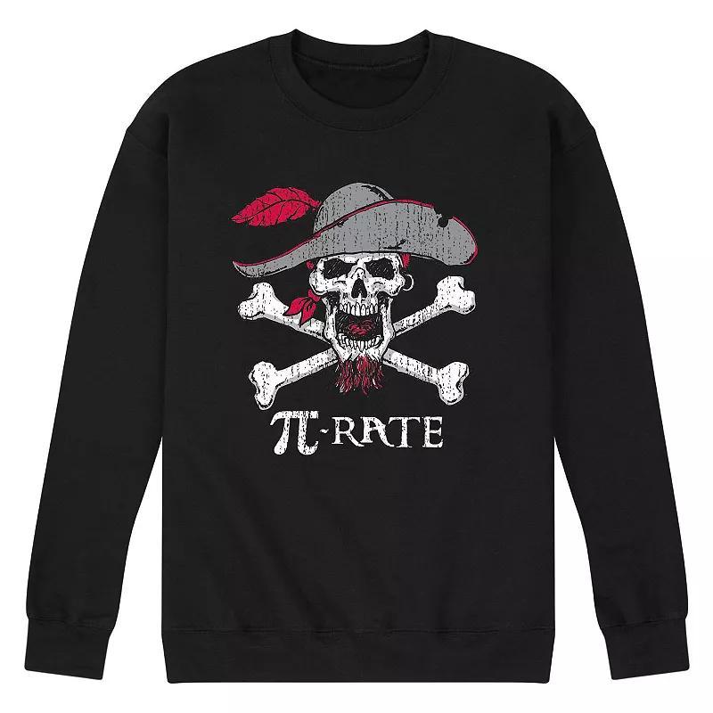 Men's Pi-Rate Sweatshirt, Size: XXL, Black Product Image