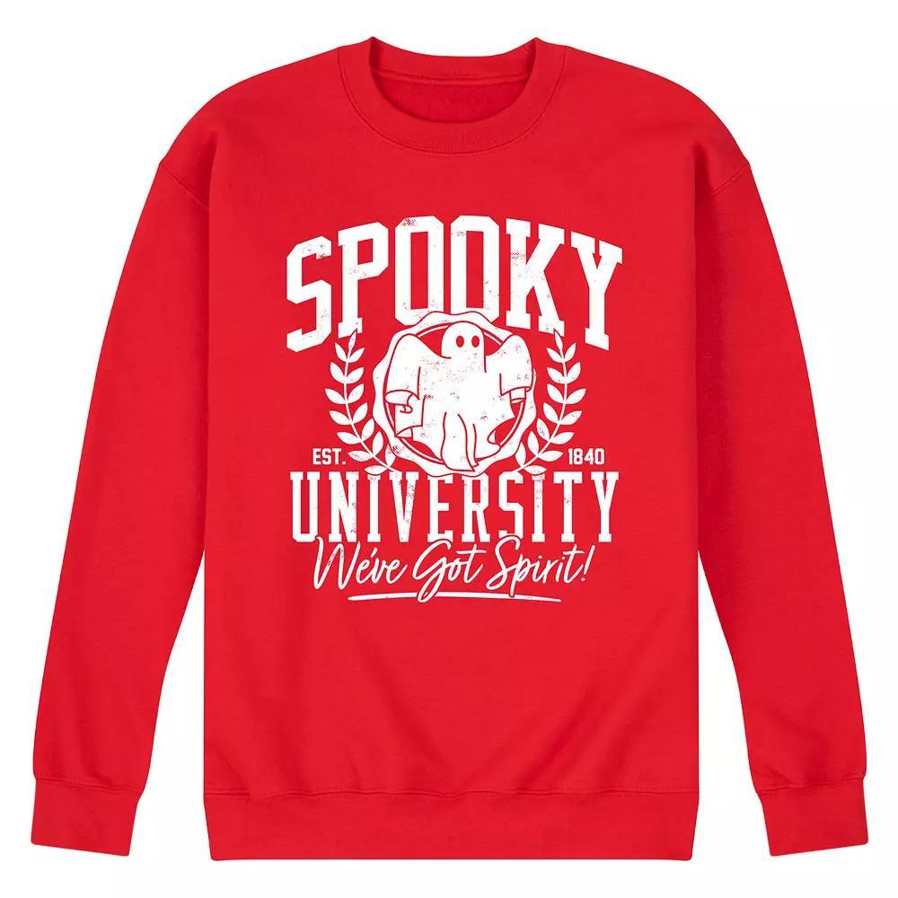 Men's Spooky University Fleece Sweatshirt,  Product Image