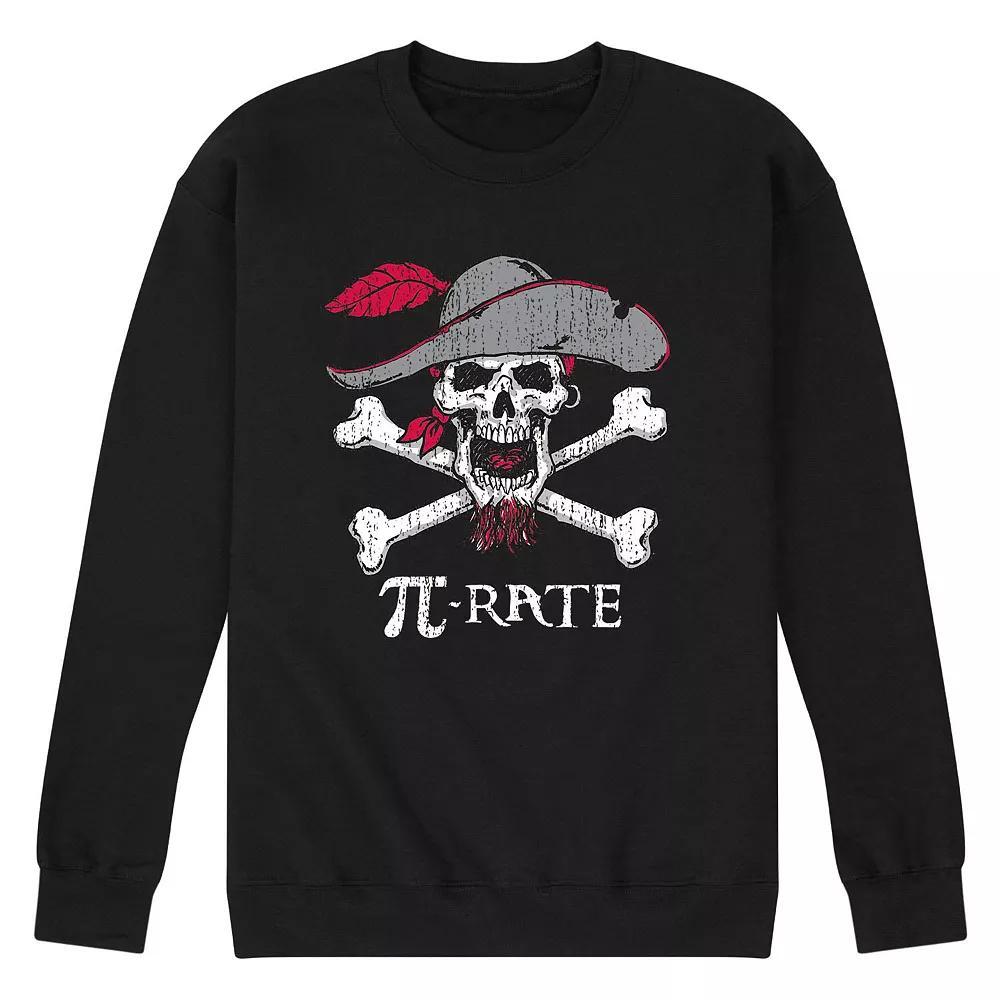 Men's Pi-Rate Sweatshirt, Size: XXL, Black Product Image