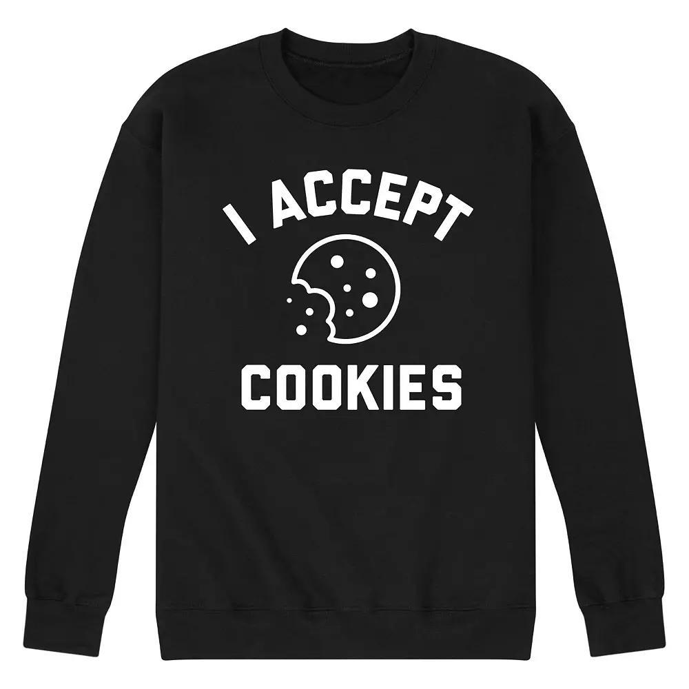 Men's I Accept Cookies Sweatshirt,  Product Image