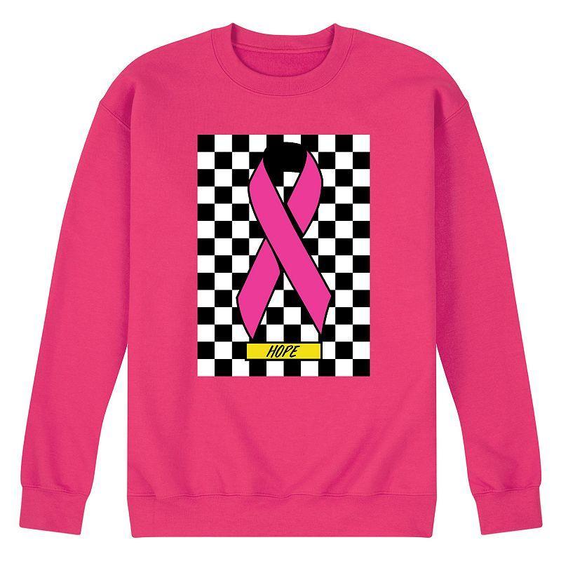 Mens Ribbon Fleece Sweatshirt Pink Product Image