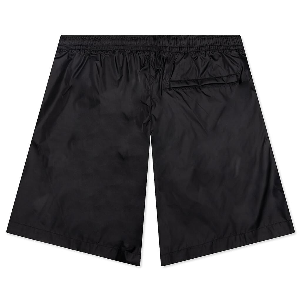 Signature Logo Swim Shorts - Black/White Male Product Image