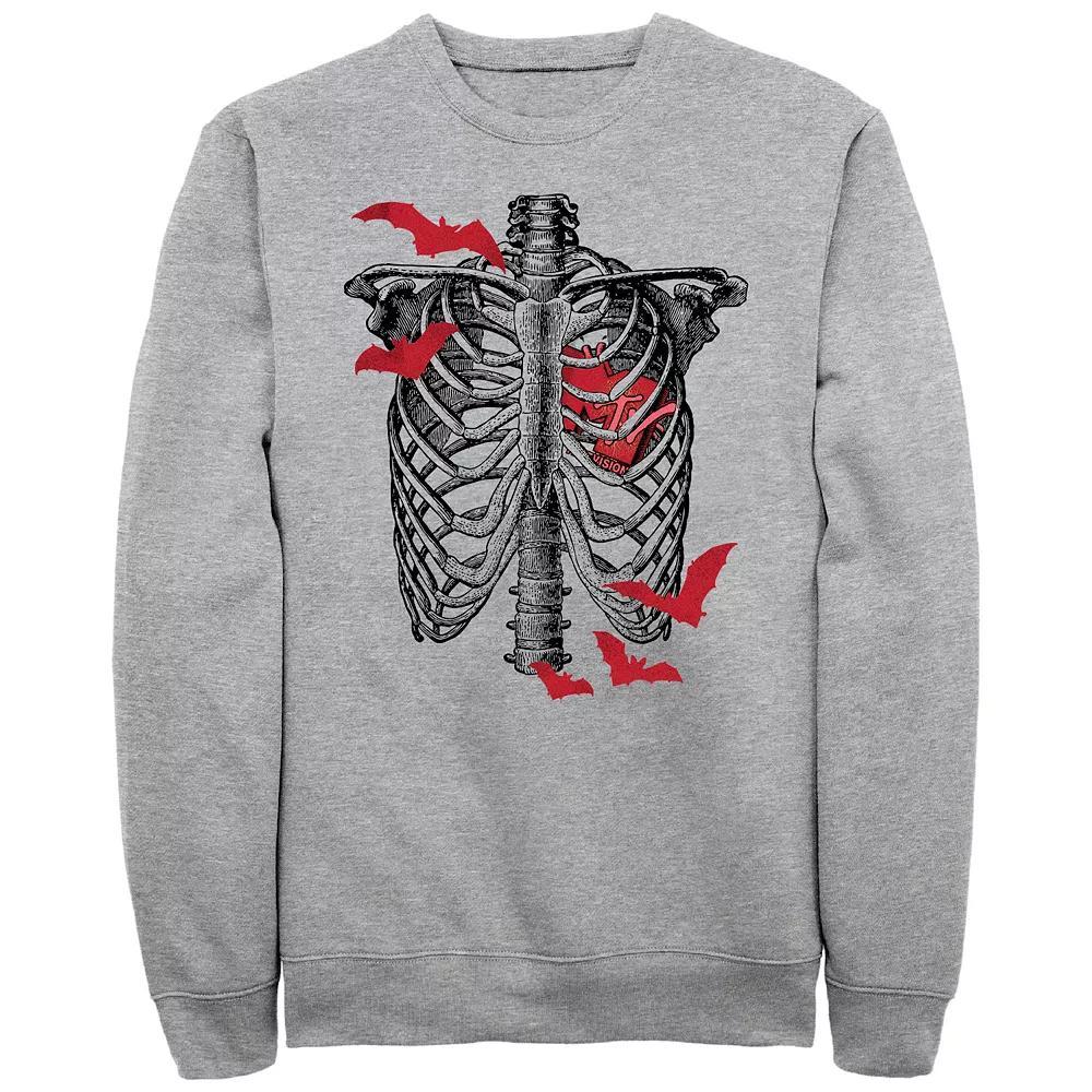 Men's MTV Music Television Skeleton Logo Sweatshirt,  Product Image