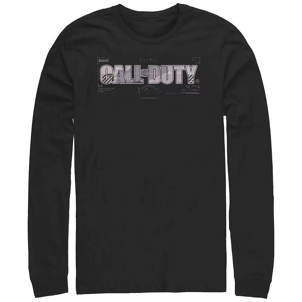 Men's Call Of Duty Blue Desert Title Logo Graphic Tee,  Product Image
