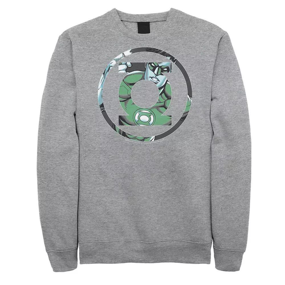Men's DC Comics Green Lantern Face Logo Sweatshirt,  Product Image