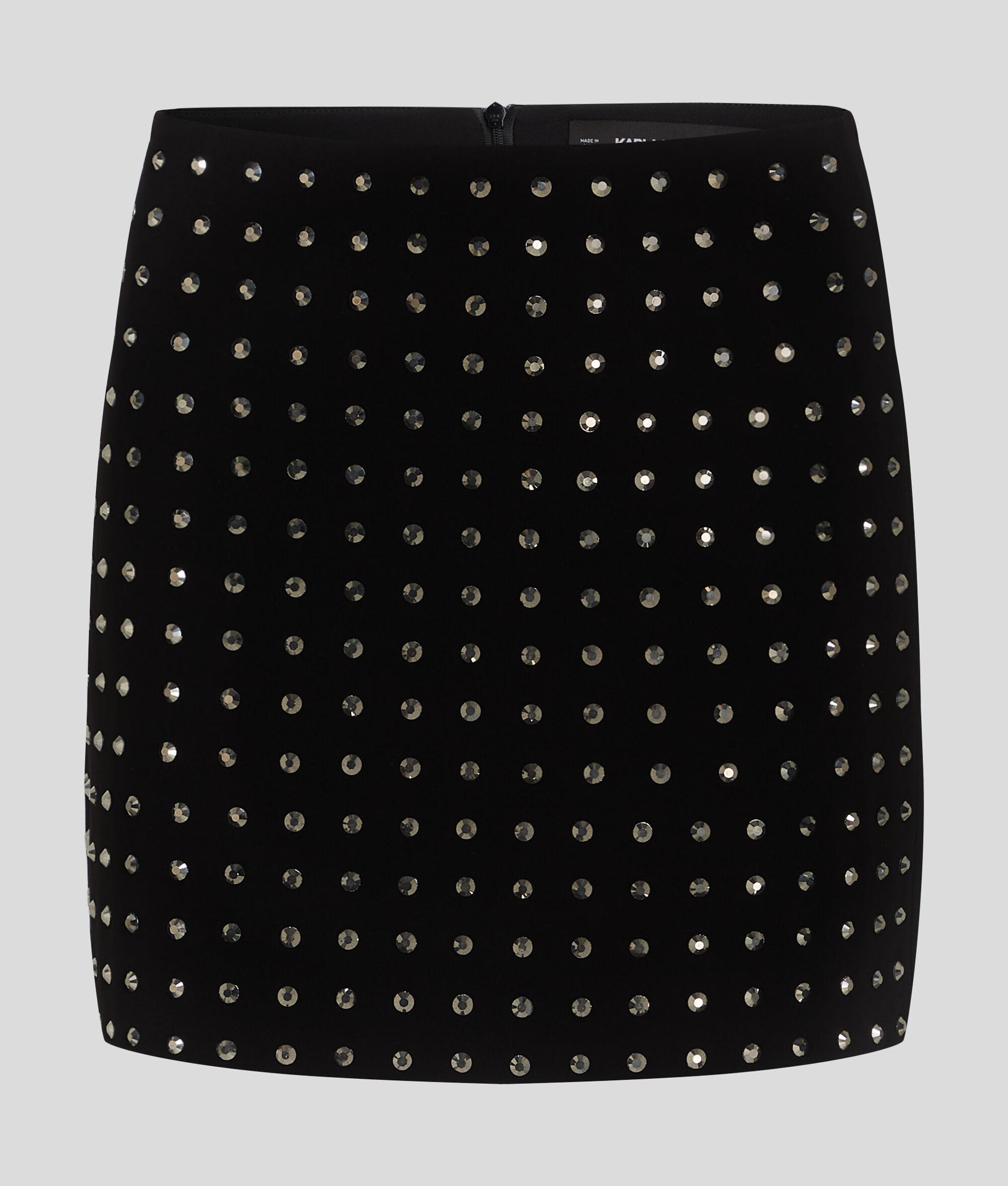 RHINESTONE MINI SKIRT Product Image