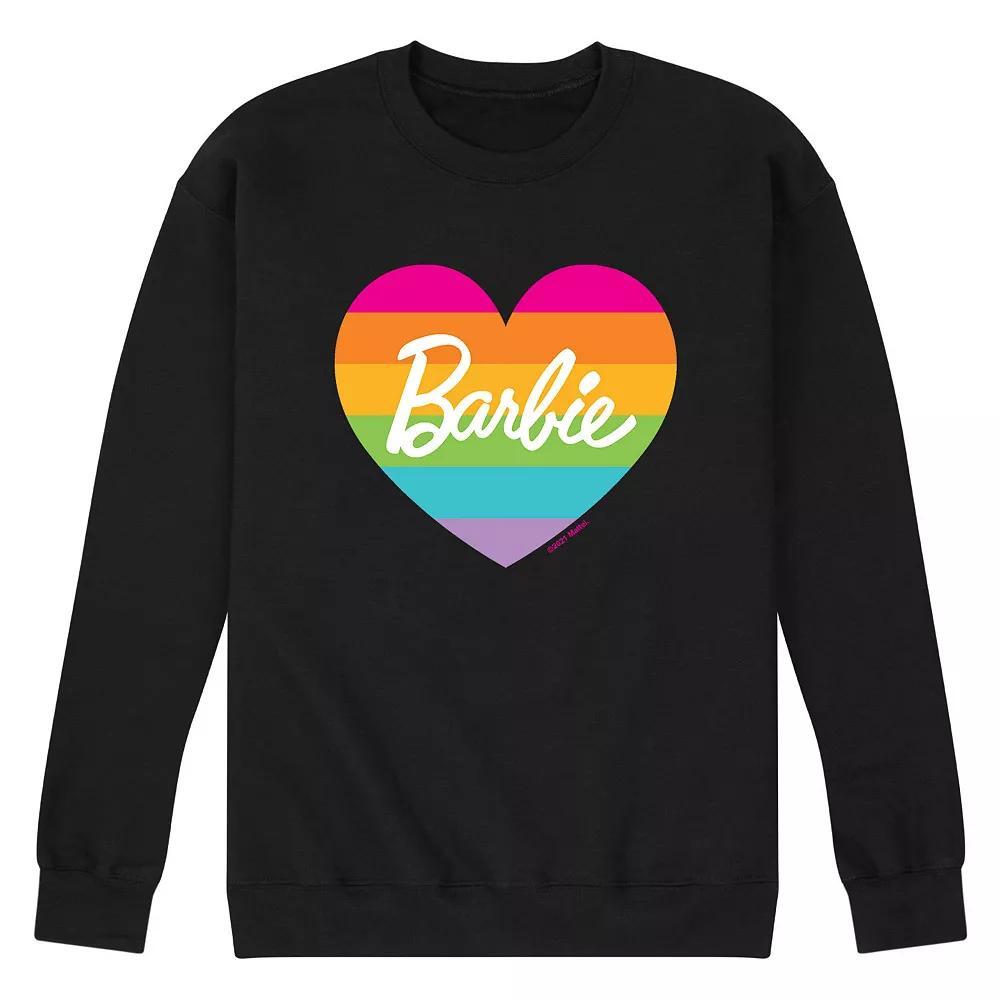 Men's Barbie Pride Rainbow Fleece Sweatshirt,  Product Image