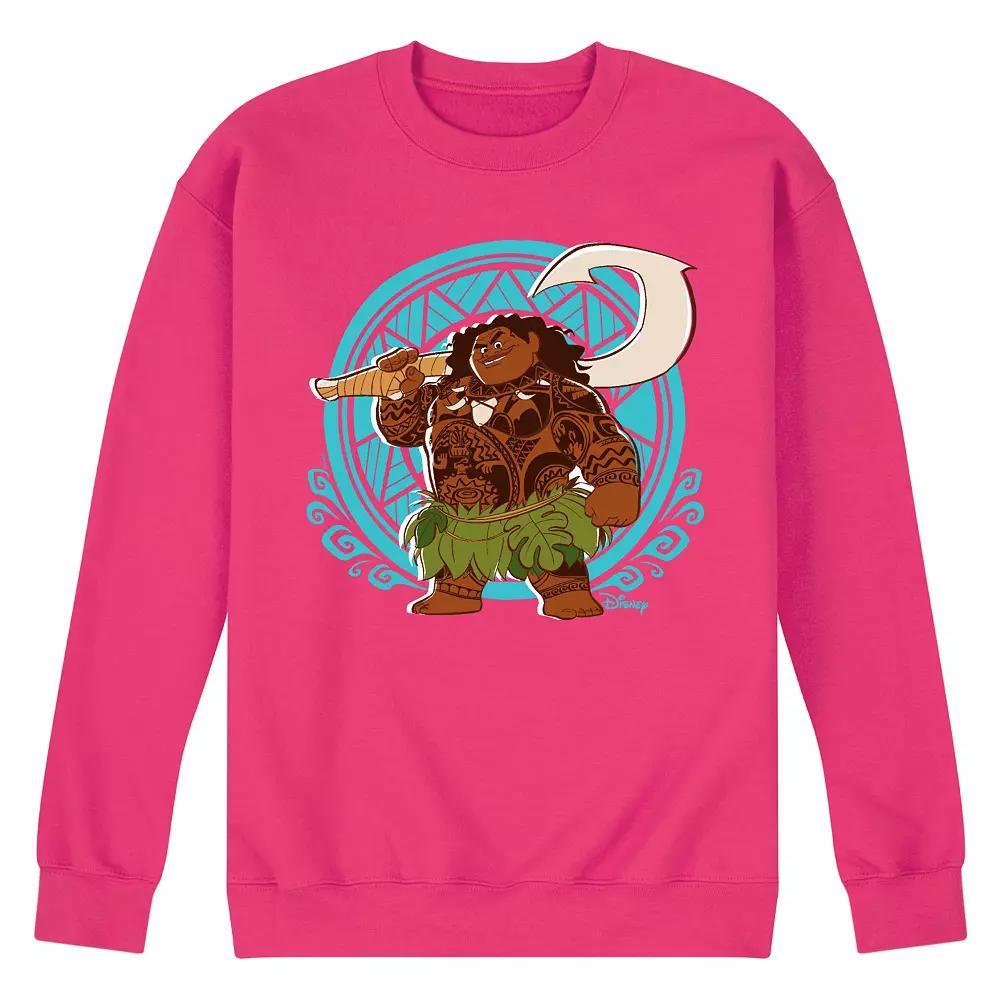 Disney's Moana Men's Maui Pattern Fleece Sweatshirt,  Product Image
