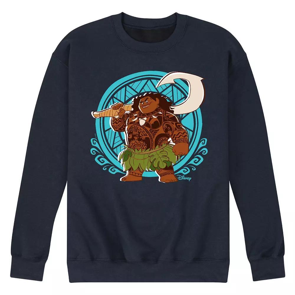 Disney's Moana Men's Maui Pattern Fleece Sweatshirt,  Product Image