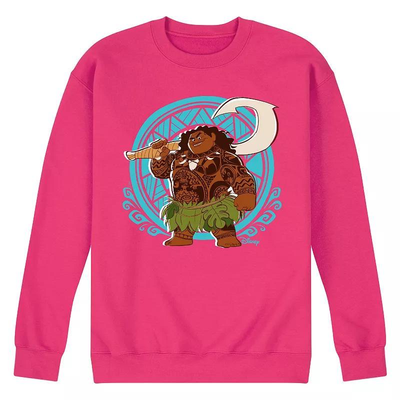 Disney's Moana Men's Maui Pattern Fleece Sweatshirt,  Product Image