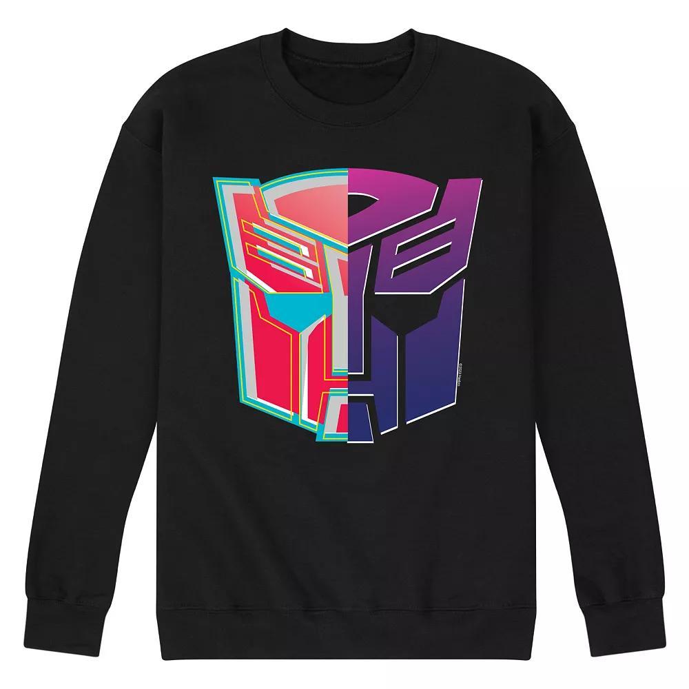 Men's Transformers Decepticons Fleece Sweatshirt, Size: Medium, Blue Product Image