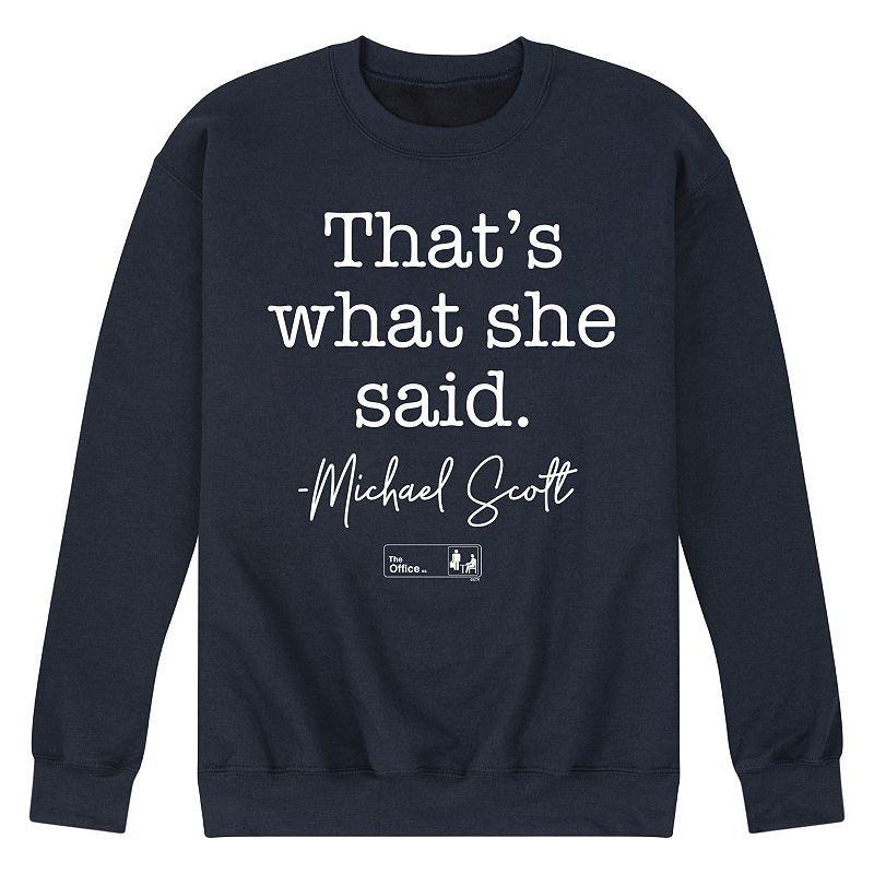 Men's The Office That's What She Said Sweatshirt,  Product Image