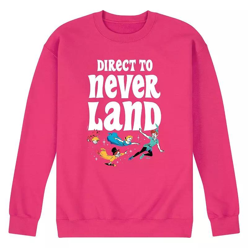 Disneys Peter Pan Mens Never Land Fleece Sweatshirt Product Image