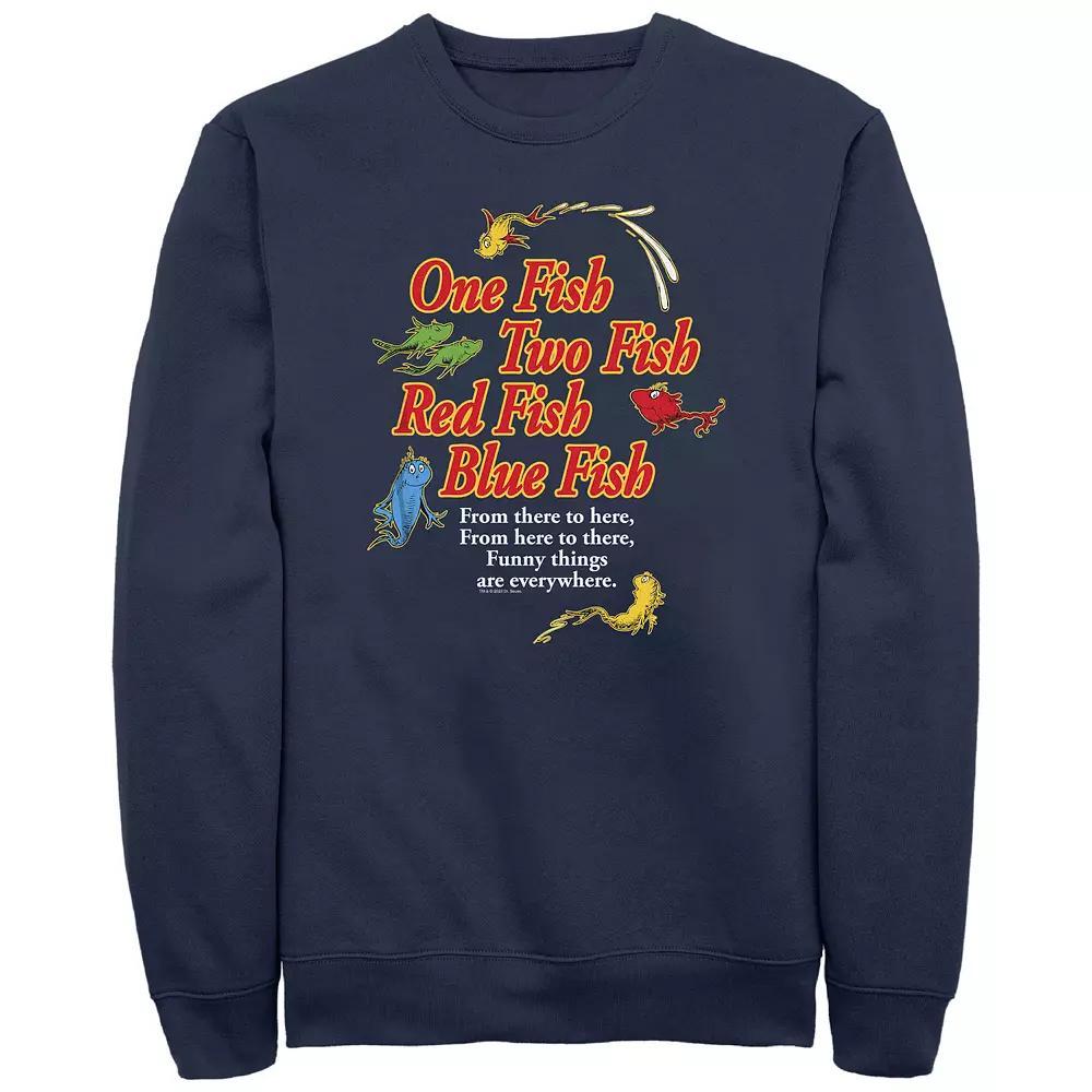 Big & Tall Dr. Seuss Grinch Wonderful Awful Idea Graphic Fleece, Men's,  Product Image