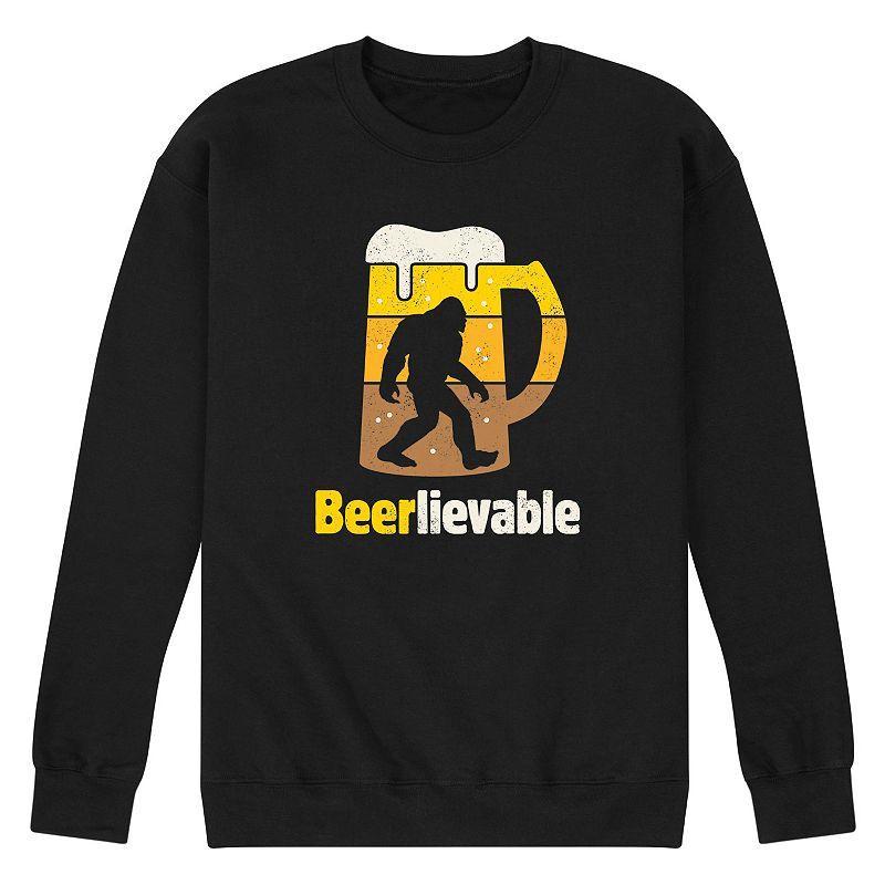 Men's Beerlievable Graphic Fleece, Size: Large, Black Product Image