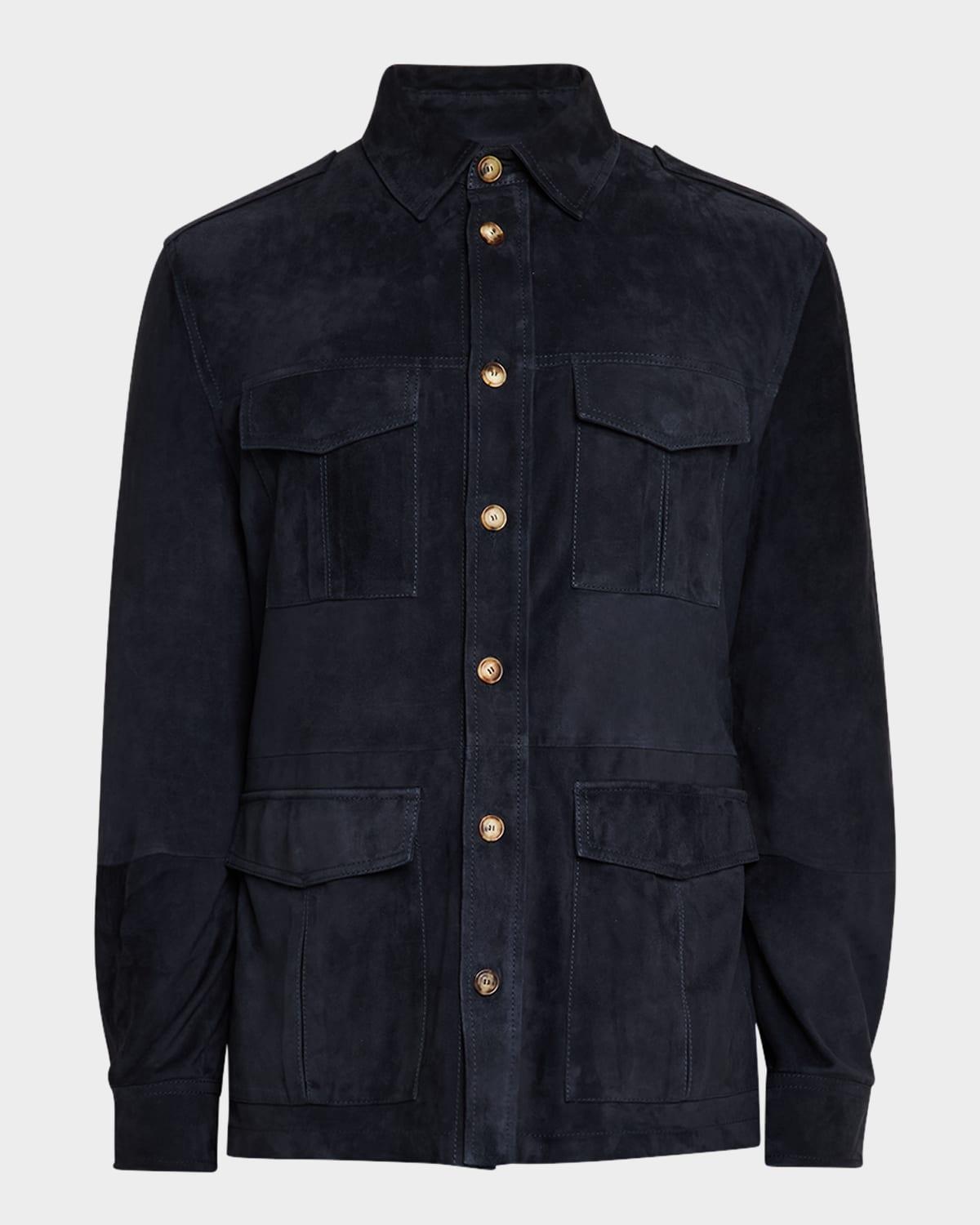 Mens Suede Field Jacket Product Image