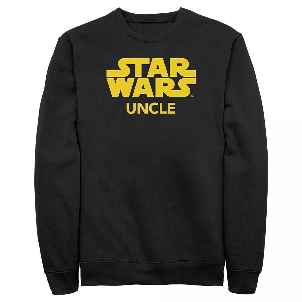 Men's Star Wars Uncle Graphic Fleece, Size: Large, Black Product Image